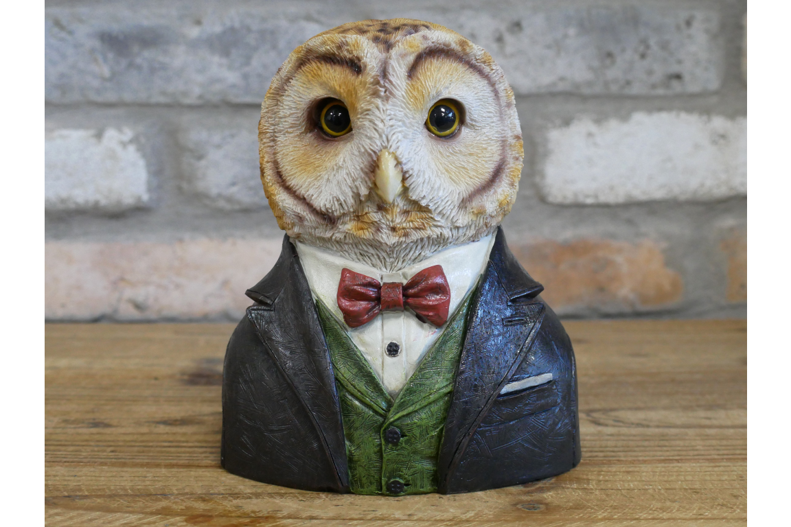 Small Owl Bust