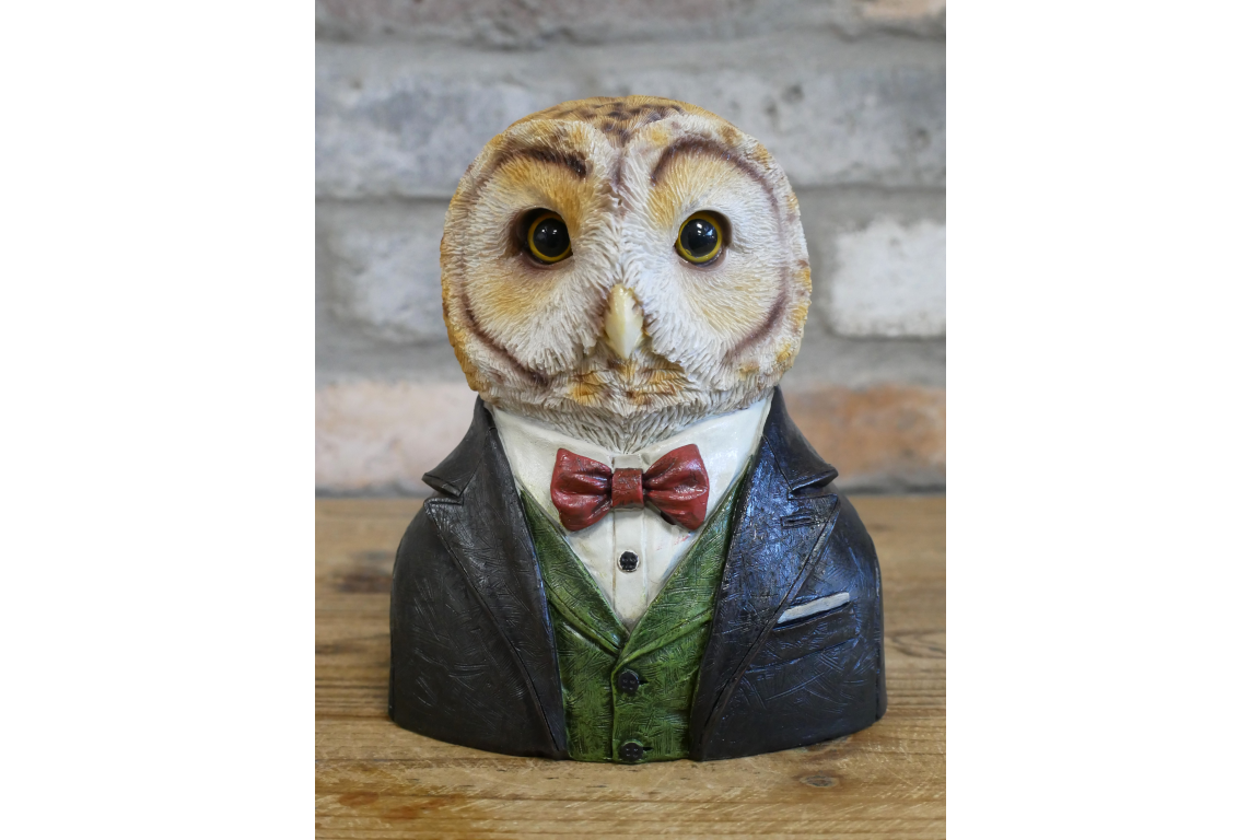 Small Owl Bust