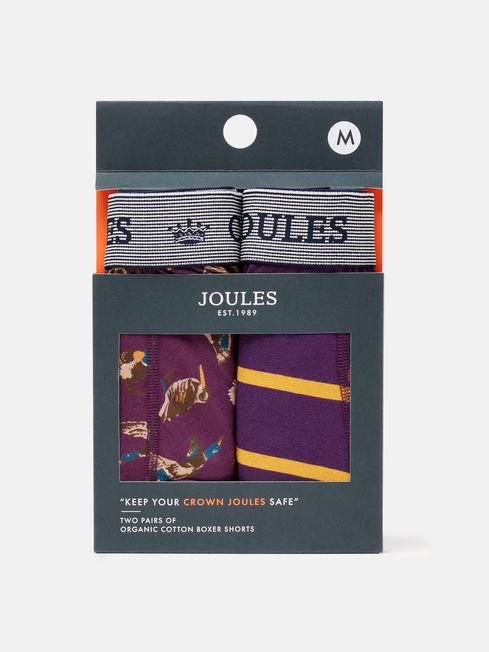 Crown Joules Game For It Cotton Boxer Briefs (2 Pack)