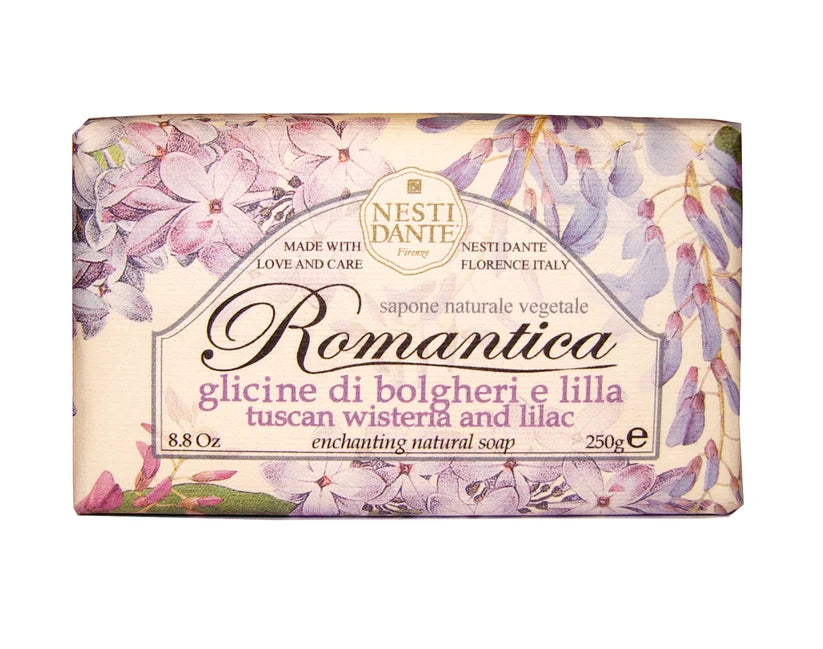 Nesti Dante Romantica Tuscan Wisteria & Lilac Soap Bar 250g