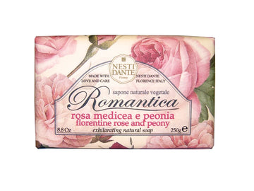 Nesti Dante Romantica Florentine Rose & Peony Soap Bar 250g