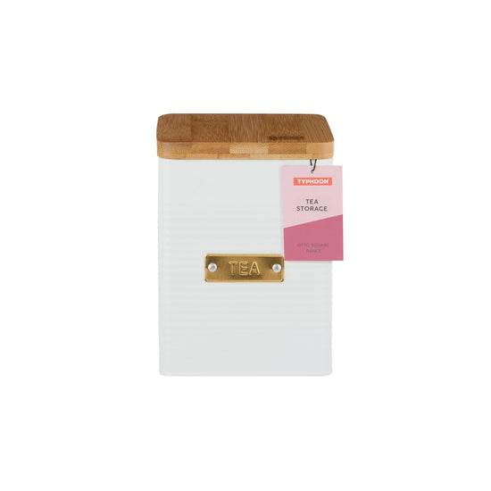 Otto Square White Tea Storage - RUTHERFORD & Co