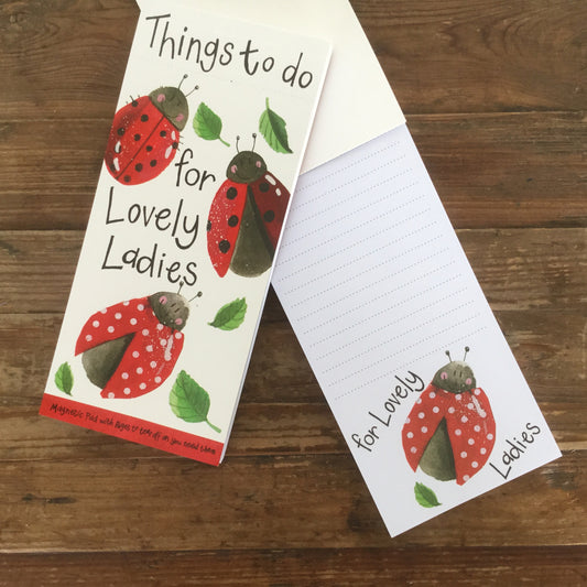 Ladybirds Magnetic To Do List