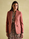 Bramble Pink Tweed Blazer