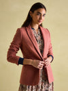 Bramble Pink Tweed Blazer