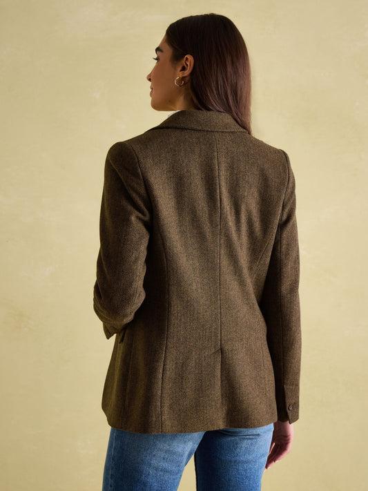 Bramble Brown Tweed Blazer