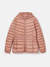 Kenley Pink Showerproof Padded Coat with Hood