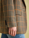 Hackmore Check Relaxed Fit Wool Blend Tweed Blazer