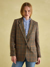 Hackmore Check Relaxed Fit Wool Blend Tweed Blazer