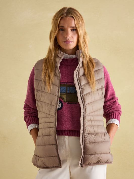 Kenley Pearl Showerproof Padded Gilet