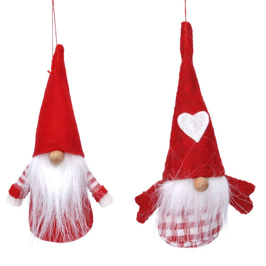 Nordic Santa Fabric Decoration (15cm)