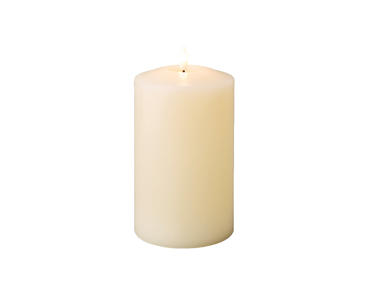 LED Wick Church Candle - Beige (19 cm)