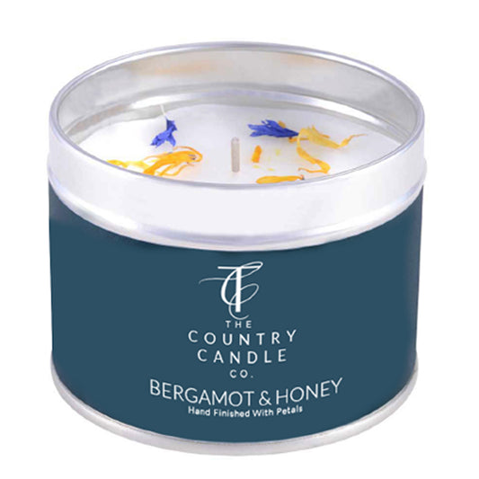 Tin Candle Pastel - Bergamot & Honey