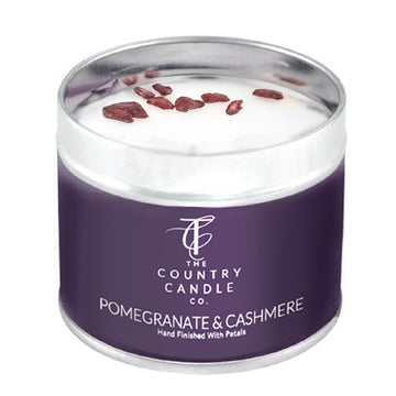 Tin Candle Pastel - Pomegranate & Cashmere