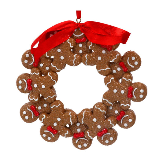 Claydough Decoration - Gingerbread Man Wreath