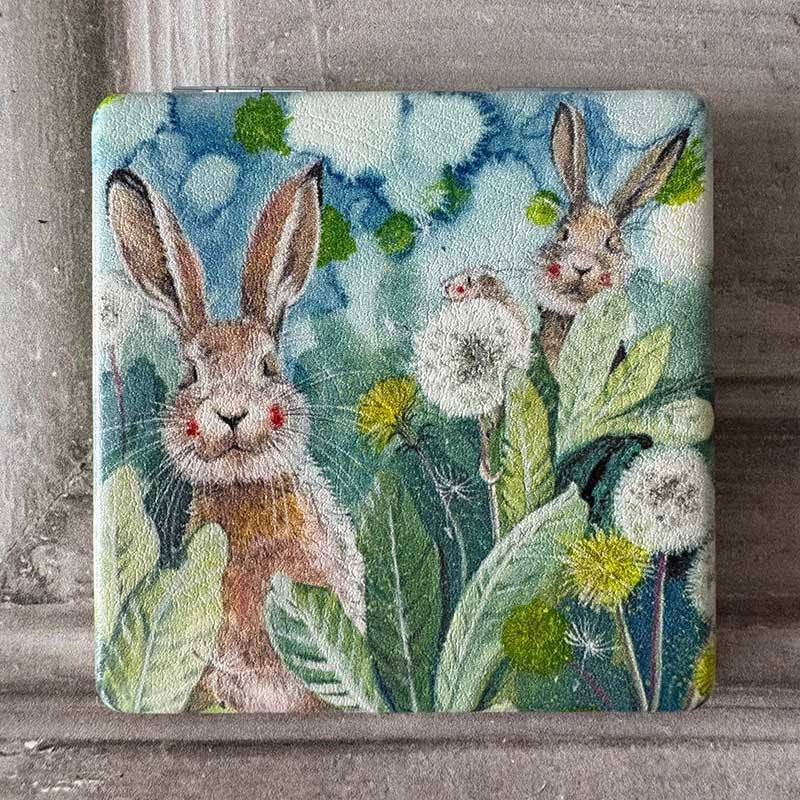 Amongst the Dandelions Compact Mirror