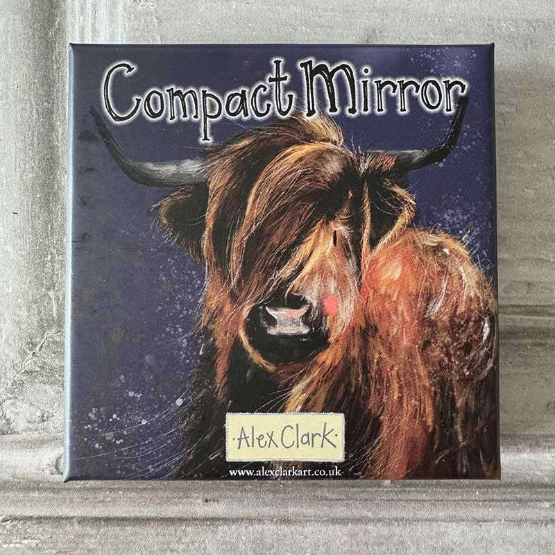 Highland Cow Compact Mirror