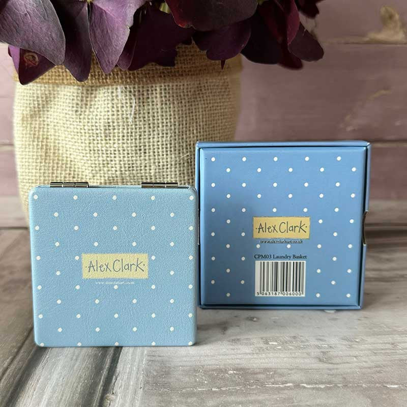 Laundry Basket Compact Mirror