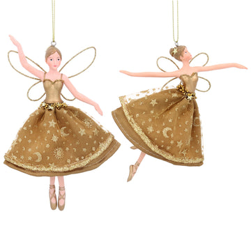 Gold Celestial Fairy Resin Decoration (15cm)