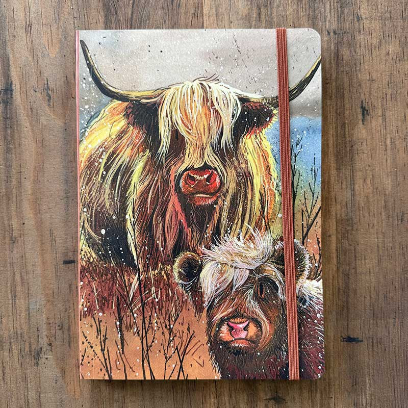 Highland Cows Large Notebook