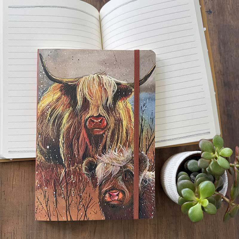 Highland Cows Large Notebook