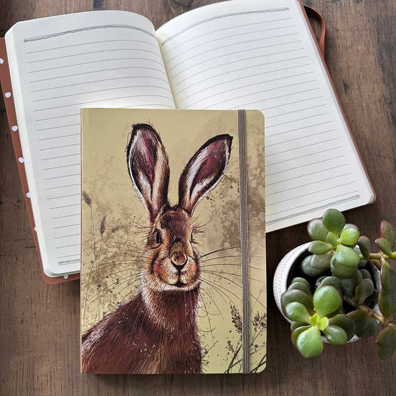 Brown Hare Large Notebook