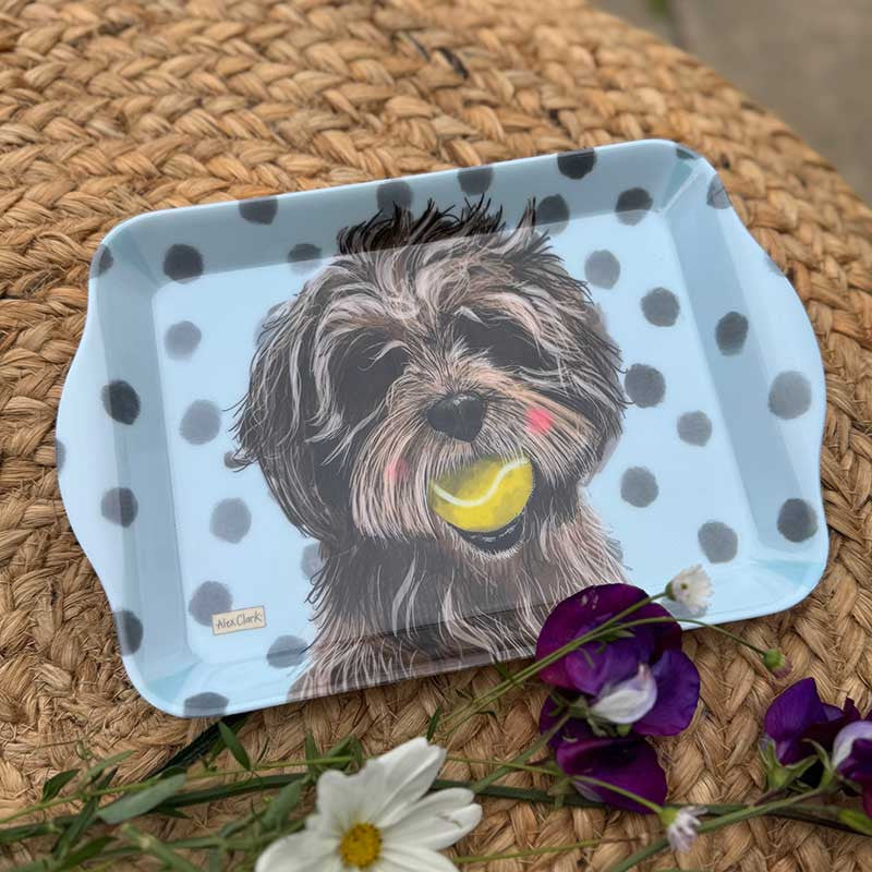 Doodle Small Melamine Tray