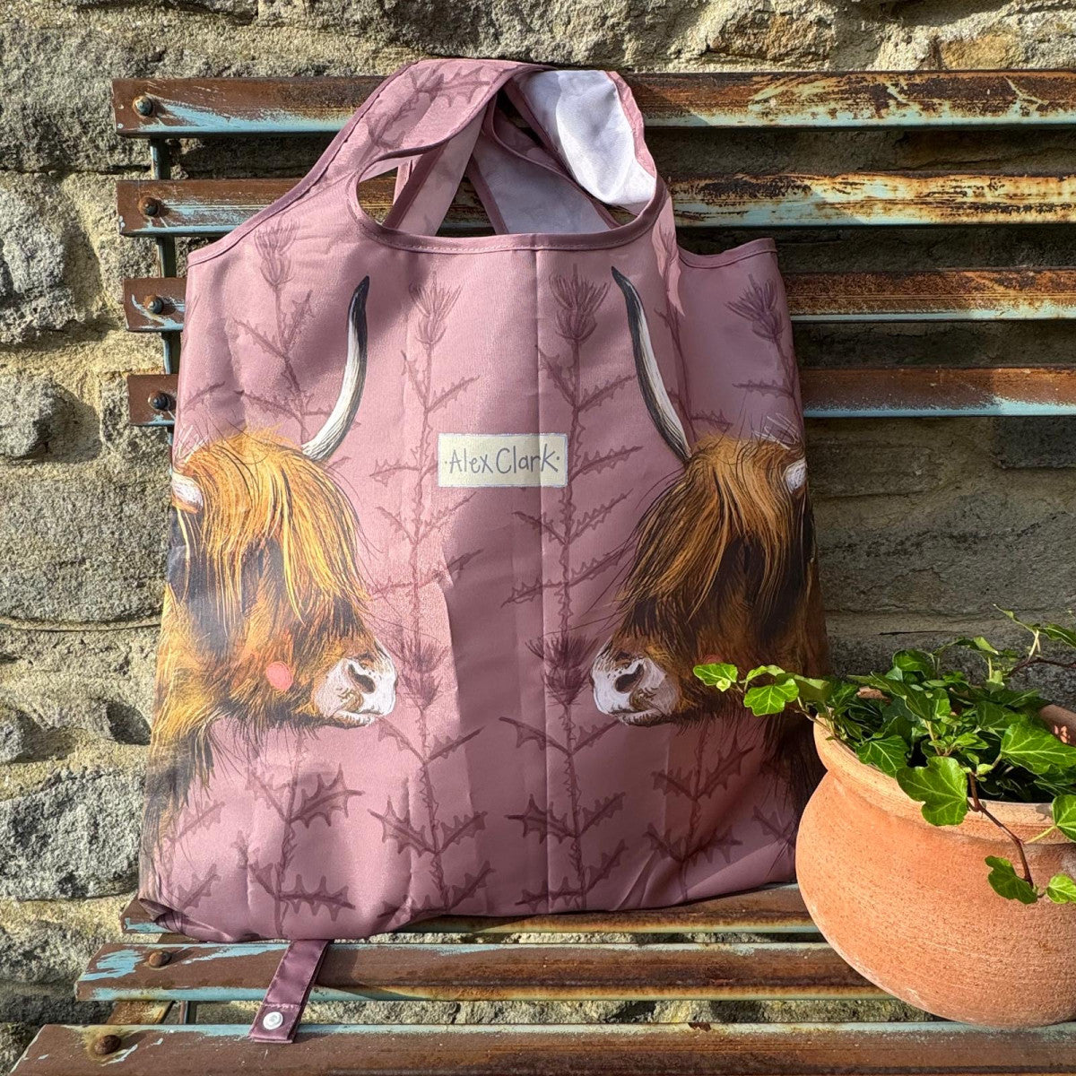 Highland Cow Reusable Shopping Bag