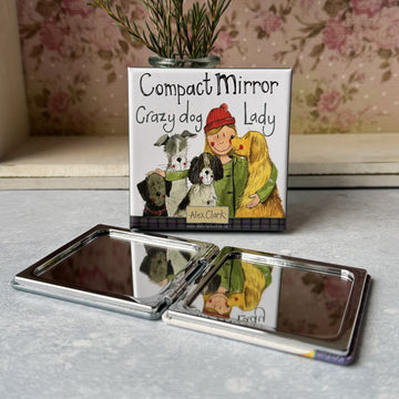 Crazy Dog Lady Compact Mirror