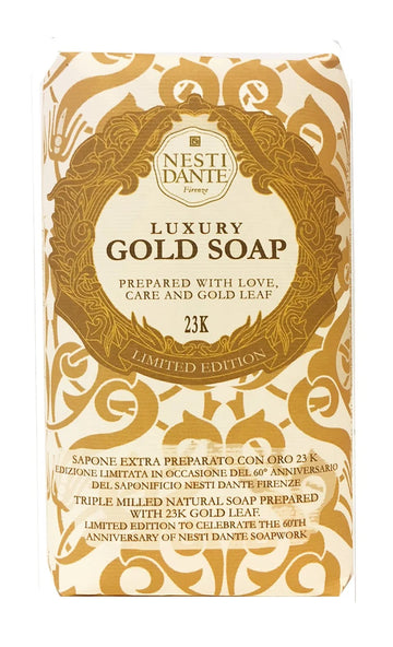 Nesti Dante Luxury Gold Leaf Natural Soap Bar 250g