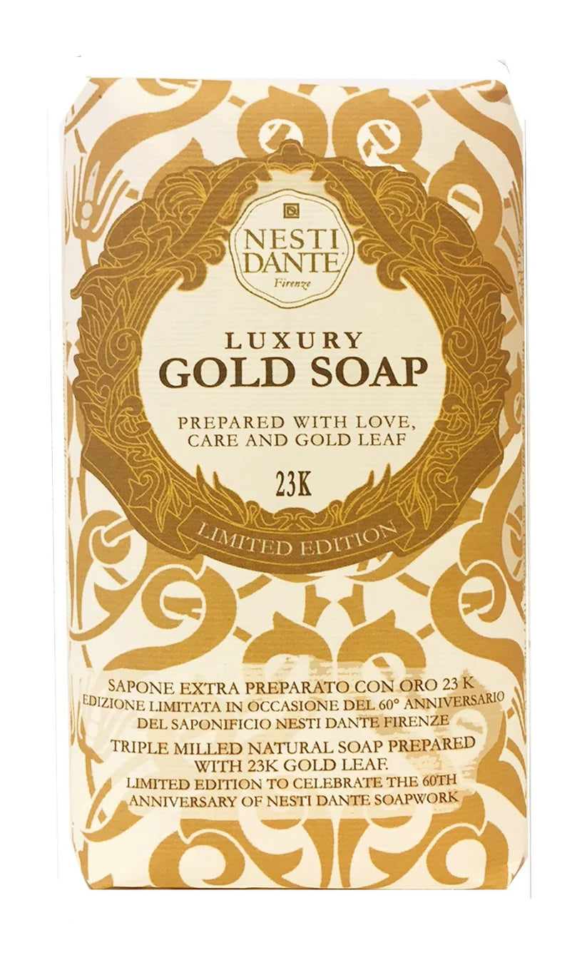Nesti Dante Luxury Gold Leaf Natural Soap Bar 250g