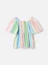 Life's A Picnic Multi Stripe Woven Top