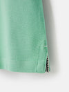 Woody Green Pique Cotton Polo Shirt