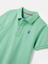 Woody Green Pique Cotton Polo Shirt