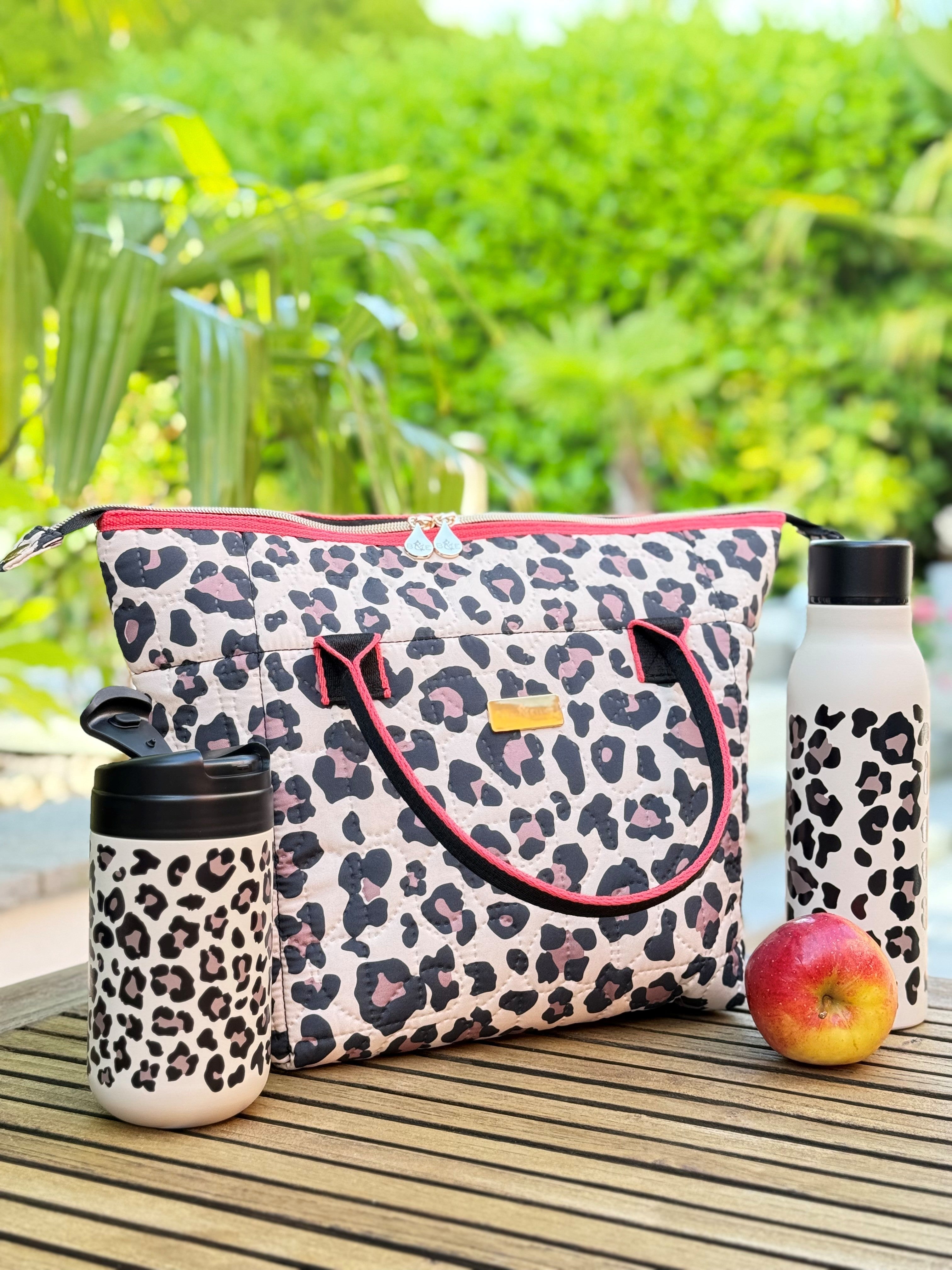 Oxford Leopard Convertible Lunch Bag