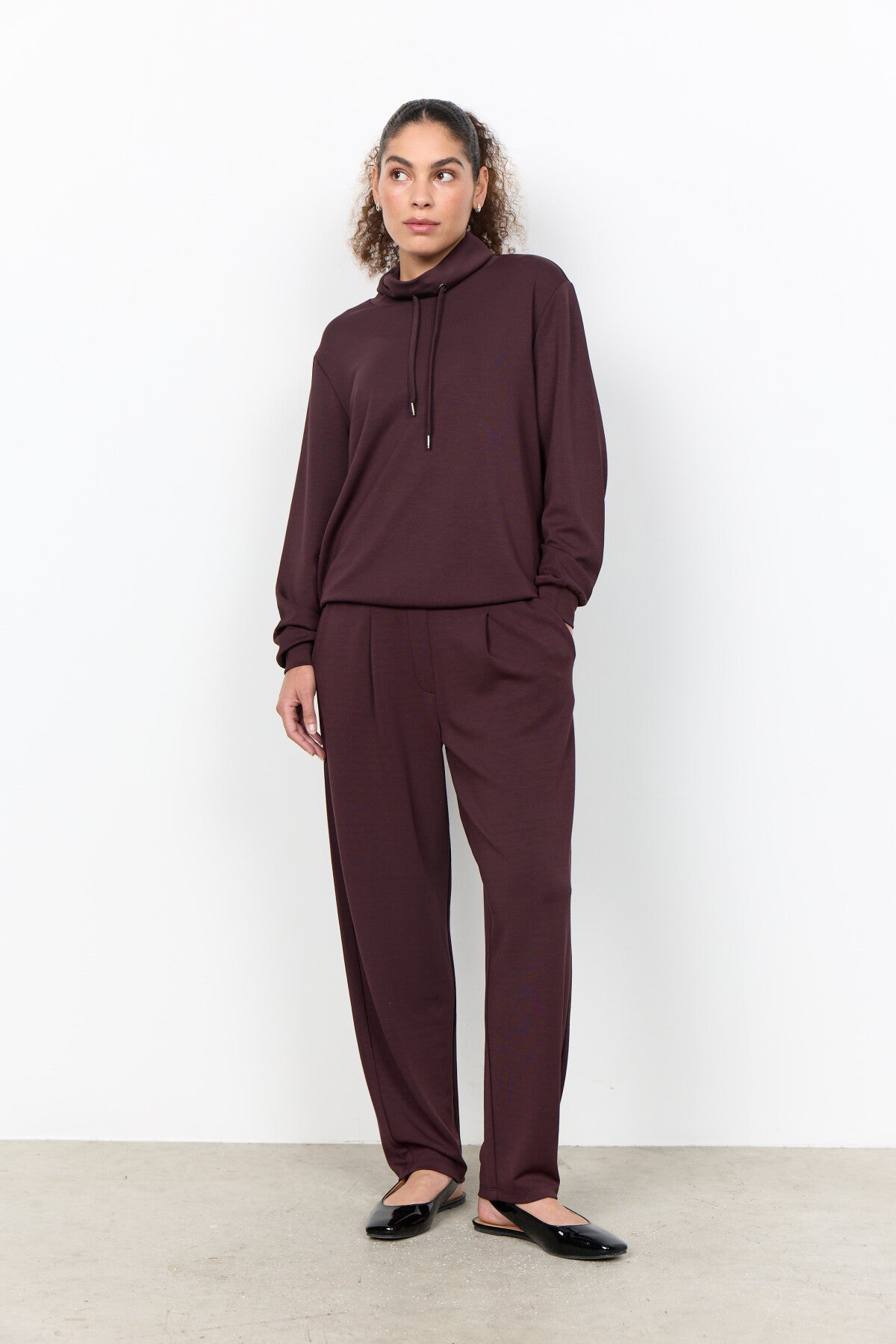 SC-BANU 125 Sweatshirt Dark plum