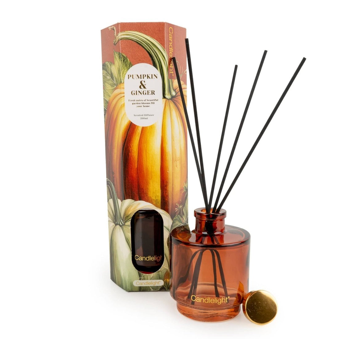200ml Reed Diffuser - Pumpkin & Ginger - RUTHERFORD & Co