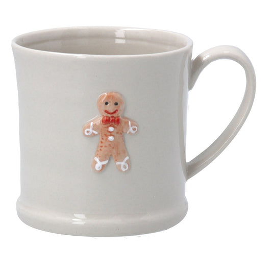 Gingerbread Man Ceramic Mini Mug (7cm)