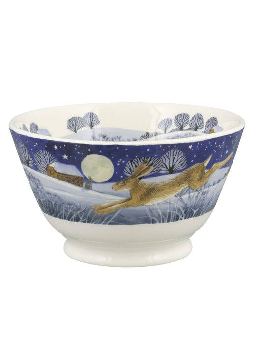 Midnight Hare Small Old Bowl