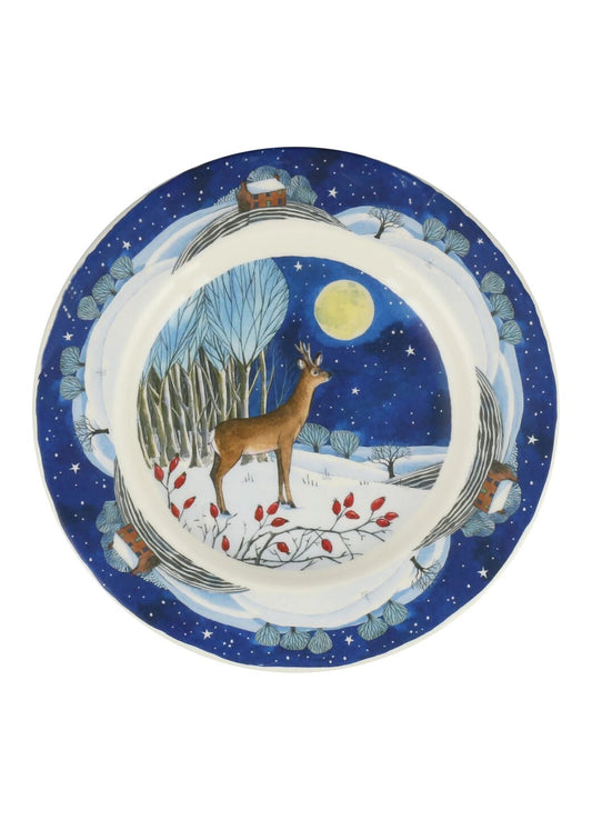 Midnight Deer 8 1/2 Inch Plate