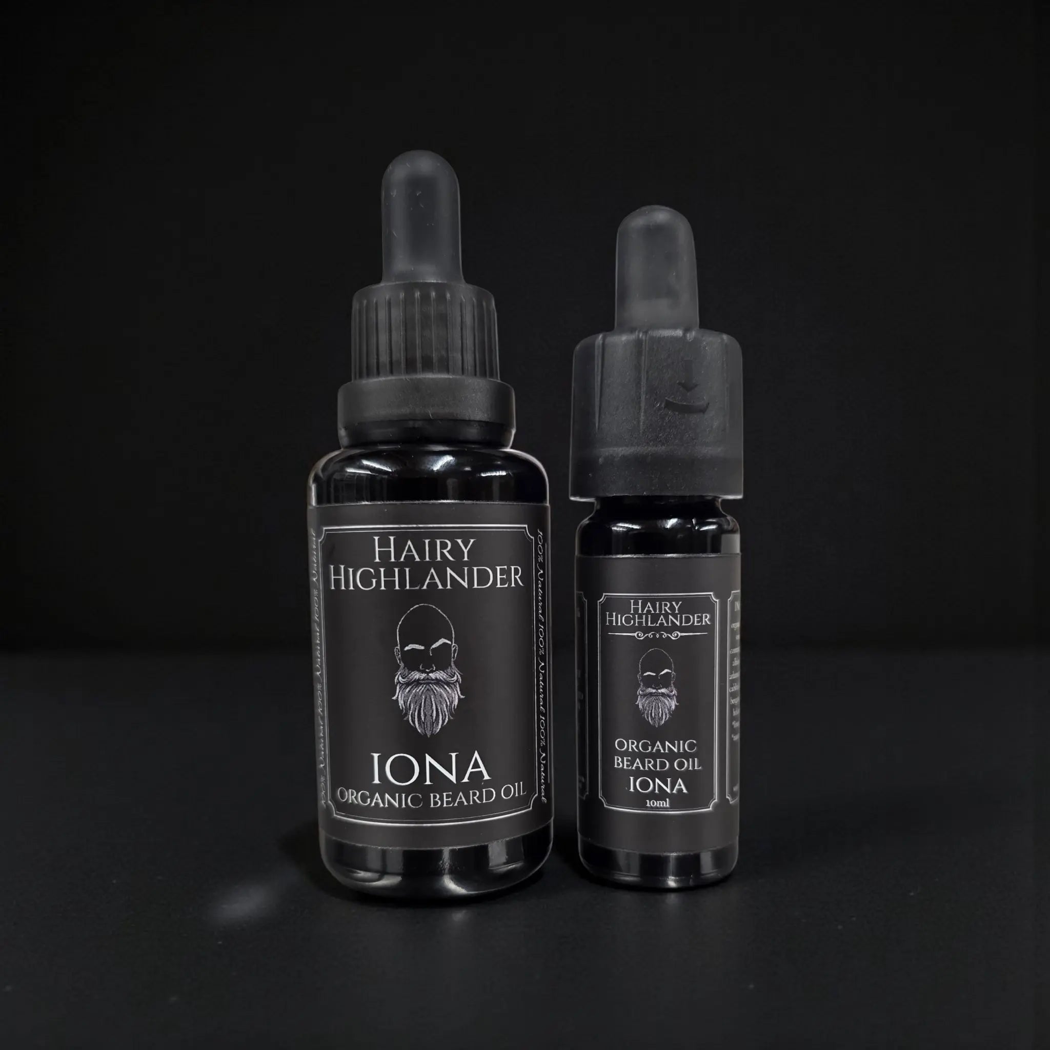Iona Organic Beard Oil: Patchouli, Cedarwood, & Bergamot
