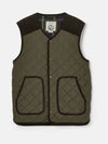 Gibson Green Quilted Lightweight Gilet