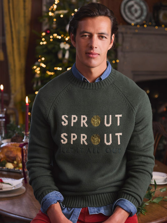 Sprout, Sprout, Let It All Out Crew Neck Jumper