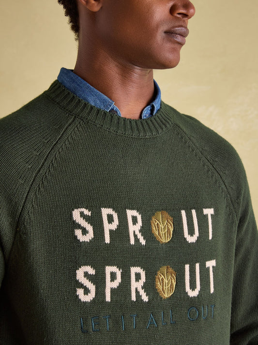 Sprout, Sprout, Let It All Out Crew Neck Jumper