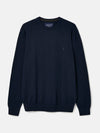 Jarvis Navy Crew Neck Knitted Jumper