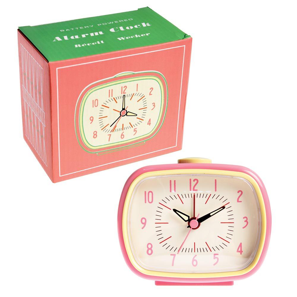 Retro alarm clock - Pink - RUTHERFORD & Co