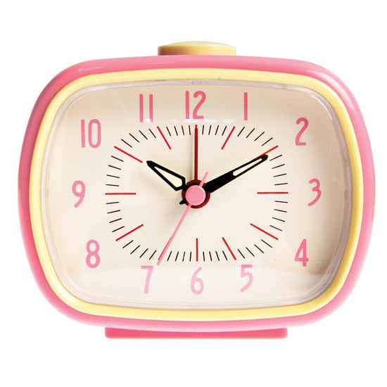 Retro alarm clock - Pink - RUTHERFORD & Co