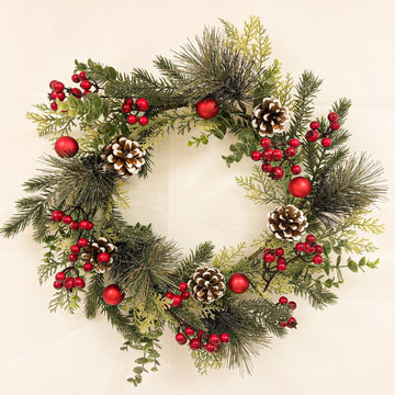 Frosted Berry Wreath 40cm