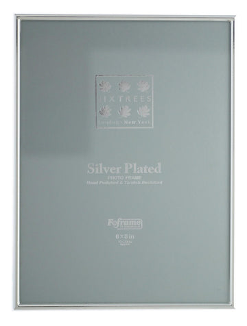 Sixtrees Cambridge 8 x 6-inch Narrow Rim Silver