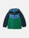 Cairn Colourblock Navy Showerproof Padded Jacket